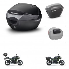 SHAD Maletas sh23 alu + soporte montaje baul SH33 accesorios KIT-473567