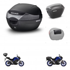 SHAD Maletas sh23 alu + soporte montaje baul SH33 accesorios KIT-473669