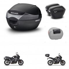 SHAD Maletas sh23 + soporte montaje baul SH33 accesorios KIT-473676