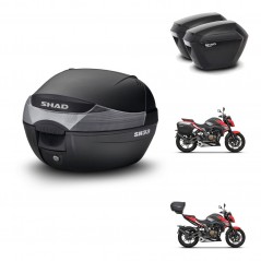 SHAD Maletas sh23 + soporte montaje baul SH33 KIT-473688