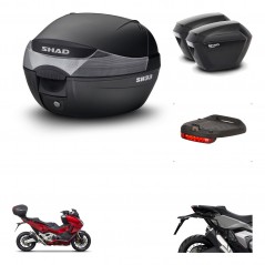 SHAD Maletas sh23 + soporte montaje baul SH33 accesorios KIT-473698