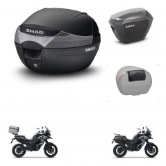 SHAD Maletas sh23 alu + soporte montaje baul SH33 accesorios KIT-473709