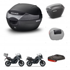 SHAD Maletas sh23 alu + soporte montaje baul SH33 accesorios KIT-473711