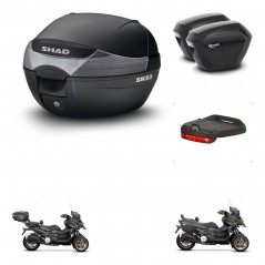 SHAD Maletas sh23 + soporte montaje baul SH33 accesorios KIT-473714