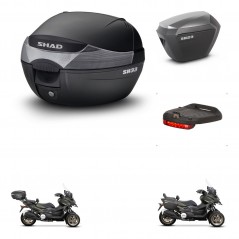 SHAD Maletas sh23 alu + soporte montaje baul SH33 accesorios KIT-473715