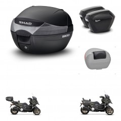 SHAD Maletas sh23 + soporte montaje baul SH33 accesorios KIT-473716