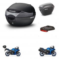 SHAD Maletas sh23 alu + soporte montaje baul SH33 accesorios KIT-473723