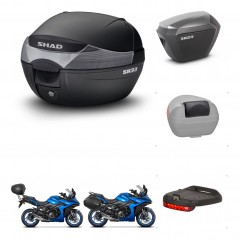 SHAD Maletas sh23 alu + soporte montaje baul SH33 accesorios KIT-473727