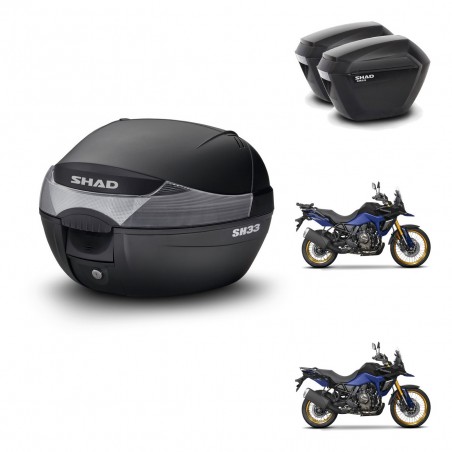 SHAD Maletas sh23 + soporte montaje baul SH33 KIT-473752
