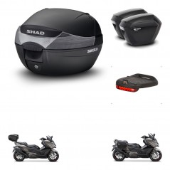 SHAD Maletas sh23 + soporte montaje baul SH33 accesorios KIT-473770