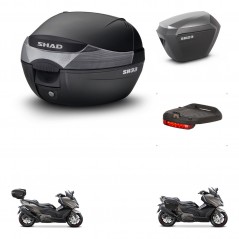 SHAD Maletas sh23 alu + soporte montaje baul SH33 accesorios KIT-473771
