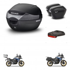 SHAD Maletas sh23 + soporte montaje baul SH33 accesorios KIT-473778