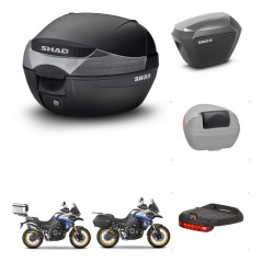 SHAD Maletas sh23 alu + soporte montaje baul SH33 accesorios KIT-473783