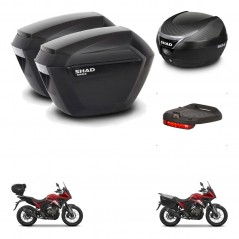 SHAD Trunk SH34 + mounting bracket suitcases sh23 accessories KIT-473794