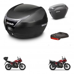 SHAD Maletas sh23 alu + soporte montaje baul SH34 accesorios KIT-473795