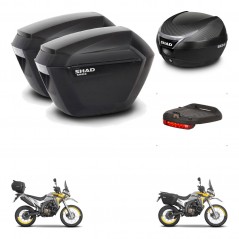 SHAD Trunk SH34 + mounting bracket suitcases sh23 accessories KIT-473810