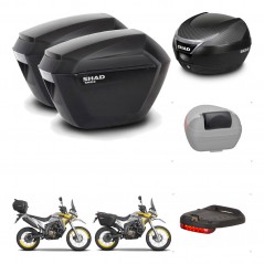 SHAD Trunk SH34 + mounting bracket suitcases sh23 accessories KIT-473814