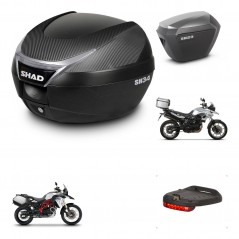 SHAD Maletas sh23 alu + soporte montaje baul SH34 accesorios KIT-473827