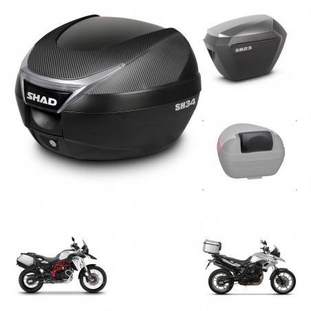 SHAD Maletas sh23 alu + soporte montaje baul SH34 accesorios KIT-473829