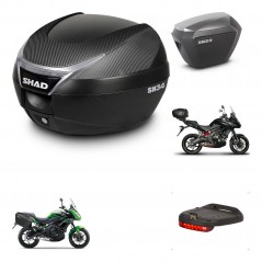 SHAD Maletas sh23 alu + soporte montaje baul SH34 accesorios KIT-473851