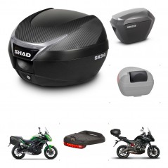 SHAD Maletas sh23 alu + soporte montaje baul SH34 accesorios KIT-473855
