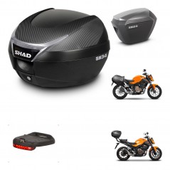 SHAD Maletas sh23 alu + soporte montaje baul SH34 accesorios KIT-473875