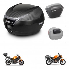 SHAD Maletas sh23 alu + soporte montaje baul SH34 accesorios KIT-473877