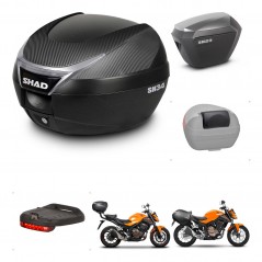SHAD Maletas sh23 alu + soporte montaje baul SH34 accesorios KIT-473879