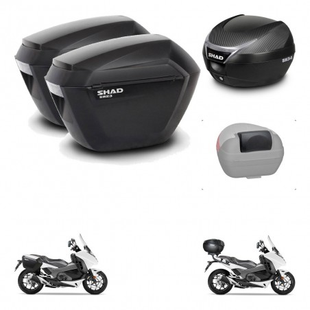 SHAD Trunk SH34 + mounting bracket suitcases sh23 accessories KIT-473884