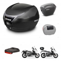 SHAD Maletas sh23 alu + soporte montaje baul SH34 accesorios KIT-473887