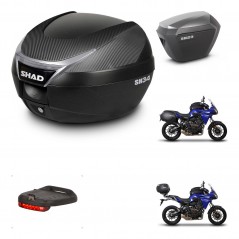 SHAD Maletas sh23 alu + soporte montaje baul SH34 accesorios KIT-473891