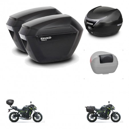 SHAD Trunk SH34 + mounting bracket suitcases sh23 accessories KIT-473900