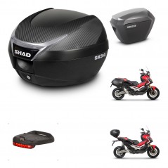 SHAD Maletas sh23 alu + soporte montaje baul SH34 accesorios KIT-473907