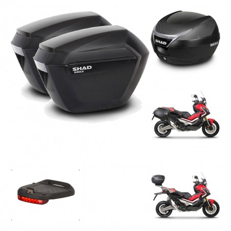 SHAD Trunk SH34 + mounting bracket suitcases sh23 accessories KIT-473914