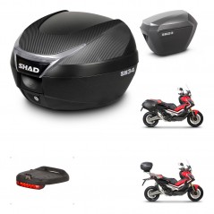 SHAD Maletas sh23 alu + soporte montaje baul SH34 accesorios KIT-473915