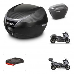 SHAD Maletas sh23 alu + soporte montaje baul SH34 accesorios KIT-473923