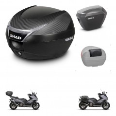 SHAD Maletas sh23 alu + soporte montaje baul SH34 accesorios KIT-473925