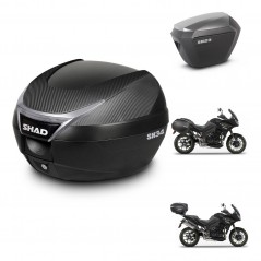 SHAD Maletas sh23 alu + soporte montaje baul SH34 KIT-473937