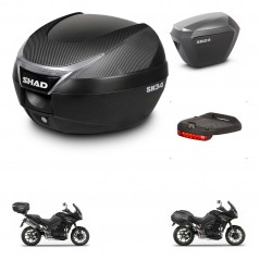 SHAD Maletas sh23 alu + soporte montaje baul SH34 accesorios KIT-473939