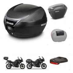SHAD Maletas sh23 alu + soporte montaje baul SH34 accesorios KIT-473943