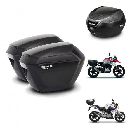 SHAD Baul SH34 + soporte montaje maletas sh23 KIT-473952