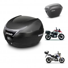 SHAD Maletas sh23 alu + soporte montaje baul SH34 KIT-473953