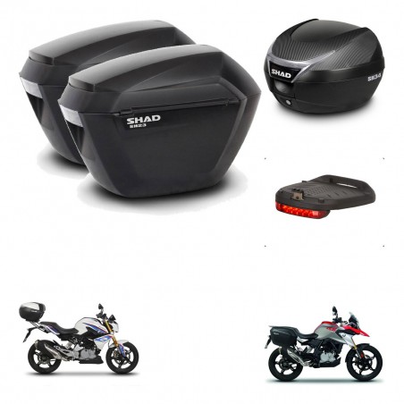 SHAD Baul SH34 + soporte montaje maletas sh23 accesorios KIT-473954