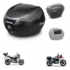 SHAD Maletas sh23 alu + soporte montaje baul SH34 accesorios KIT-473957