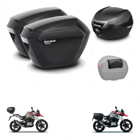 SHAD Trunk SH34 + mounting bracket suitcases sh23 accessories KIT-473964