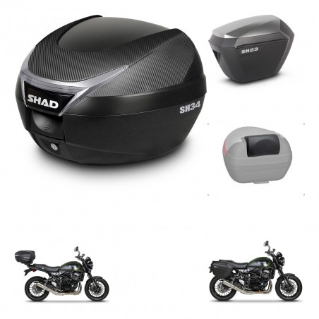 SHAD Maletas sh23 alu + soporte montaje baul SH34 accesorios KIT-473989