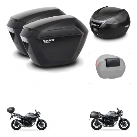 SHAD Trunk SH34 + mounting bracket suitcases sh23 accessories KIT-473996