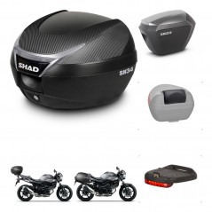 SHAD Maletas sh23 alu + soporte montaje baul SH34 accesorios KIT-473999
