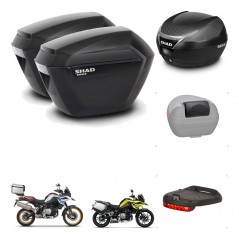 SHAD Trunk SH34 + mounting bracket suitcases sh23 accessories KIT-474006