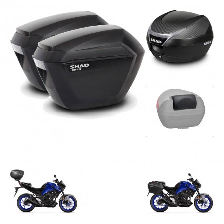 SHAD Trunk SH34 + mounting bracket suitcases sh23 accessories KIT-474036